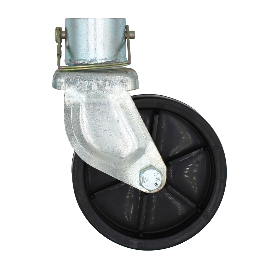 TLU94-0001-AIC Caster Wheel with Pin, 6" Trailer Swirl