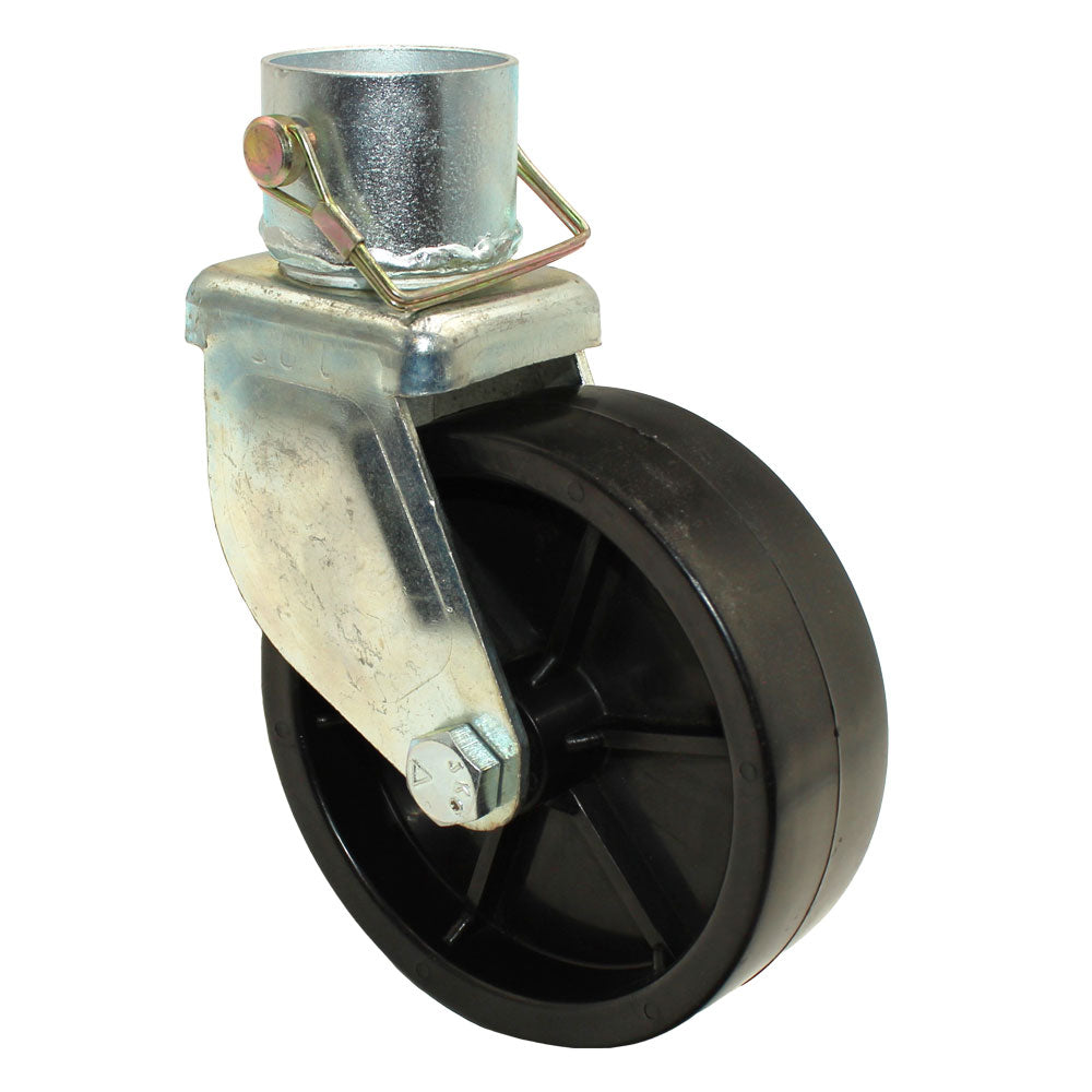 091044308375 6" Trailer Swirl Caster Wheel with Pin Fits Universal Products