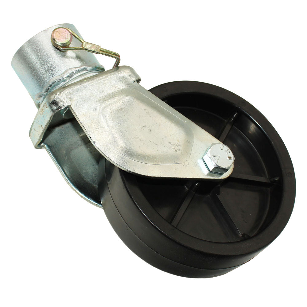 091044308375 6" Trailer Swirl Caster Wheel with Pin Fits Universal Products