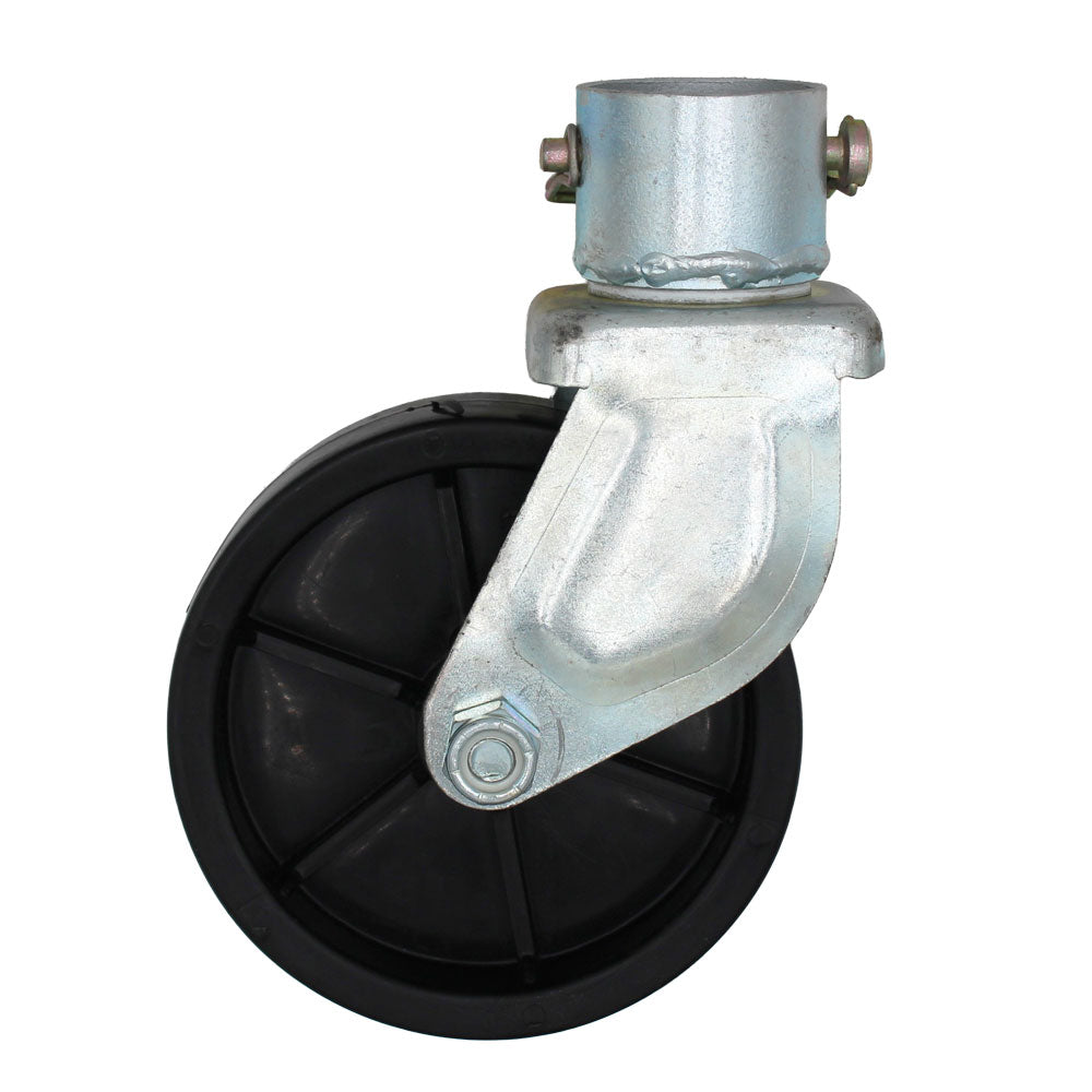 091044308375 6" Trailer Swirl Caster Wheel with Pin Fits Universal Products