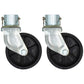 2 Pc Trailer Jack Swivel Caster Wheel 6 x 2 With Pin Boat Hitch Replacement