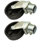 Qty 2: 6" Trailer Swirl Caster Wheel with Pin Fits Universal Products
