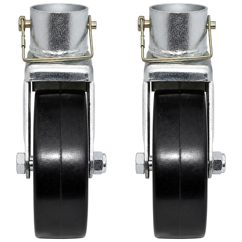 2 Pc 6" Trailer Jack Swivel Caster Wheel with Pin Boat Hitch Replacement