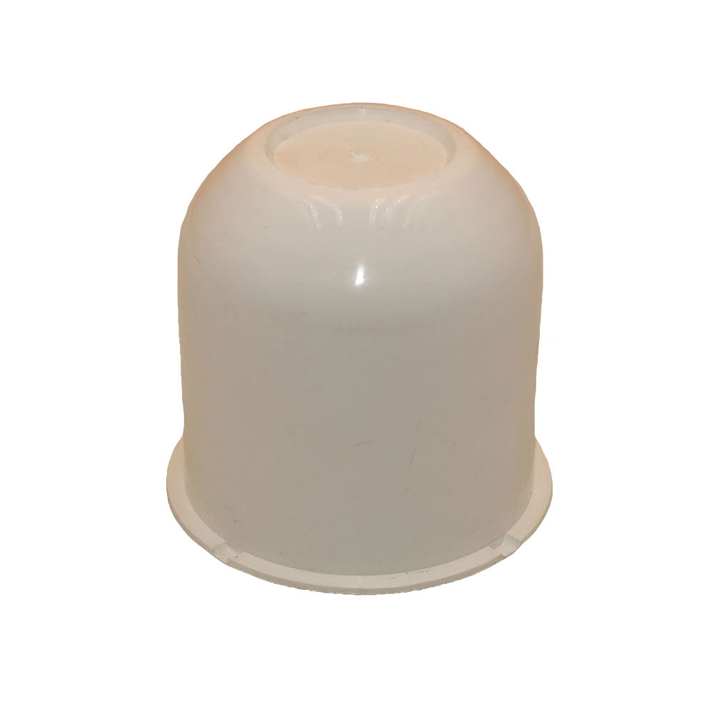 White Trailer Wheel Hub Center Cap 3.125" Diameter Trailer Camper RV Trucks