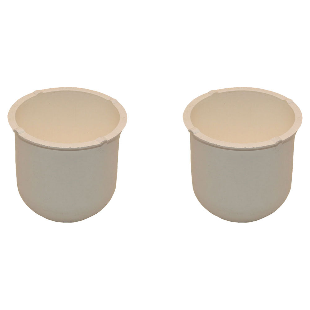MD9004W Qty 2: Hub Center Cap (White) Fits Universal Products