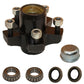 1- 5 lug x4.5" Idler Hub with 2000# Bearing Kit Replace Snow Mobile Trailer Axle