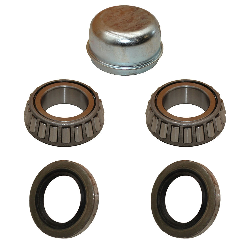 1- 5 lug x4.5" Idler Hub with 2000# Bearing Kit Replace Snow Mobile Trailer Axle