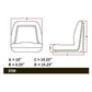 TM333GR - Gray Michigan Style Seat