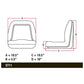 LGS97HBY Yellow Michigan Style Seat Fits Universal Products