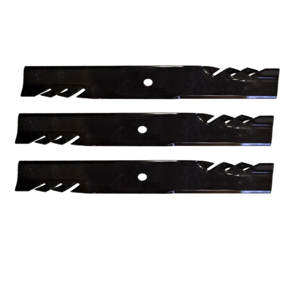 Three (3) 596-344 Mulching Blades For Bad Boy 52" Pup Lightning Repl 038-5203-00