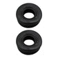 (2) 15x6-6 Smooth Rib Tubeless Tires for Lawn Mowers Tractors Garden Equipment