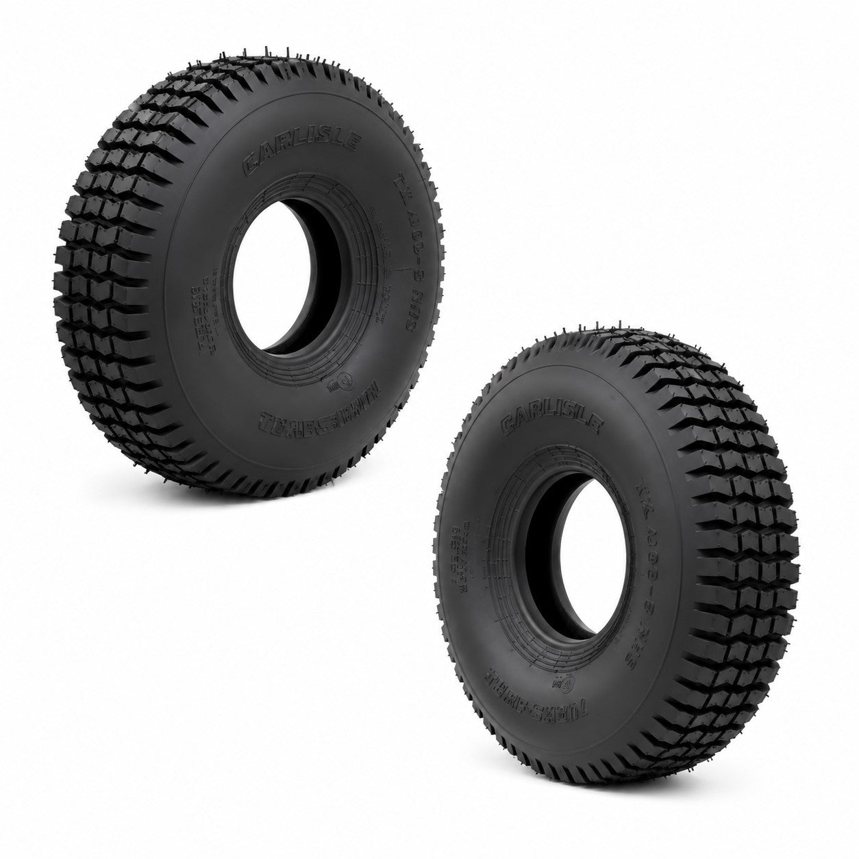 (Set of 2) 11x4.00x4 2-Ply Turf Saver Tires Fits Carlisle 5110271