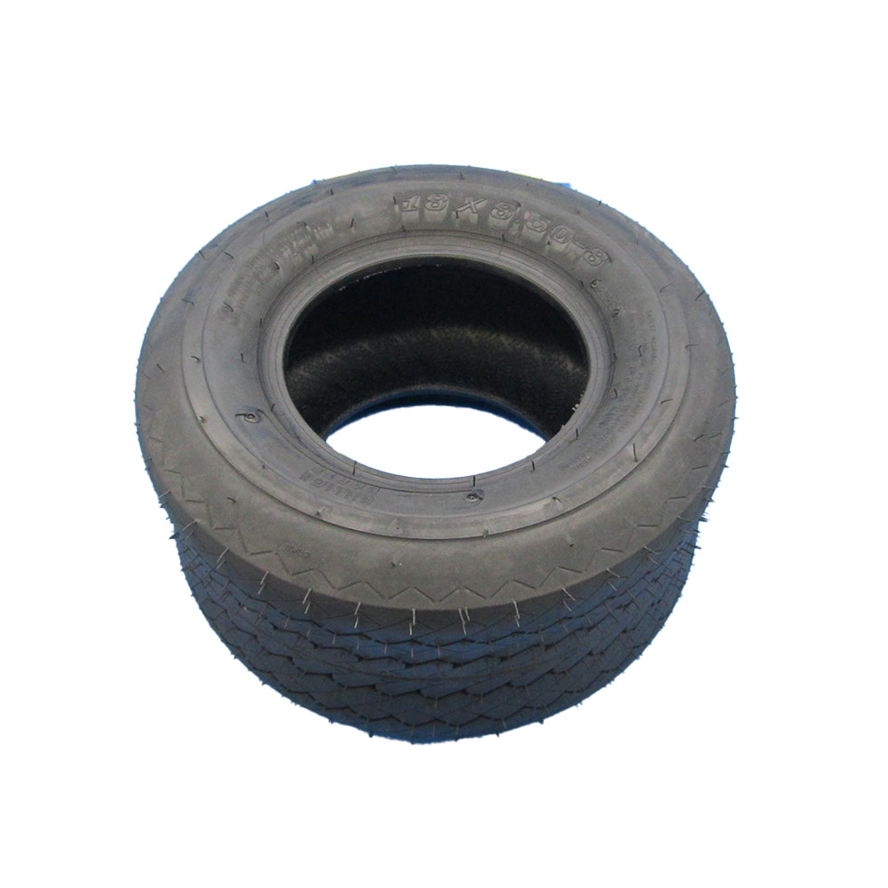 18X8.50-8 Golf Cart Tires (Set of 2) 4 Ply Sawtooth Multiple Fittings