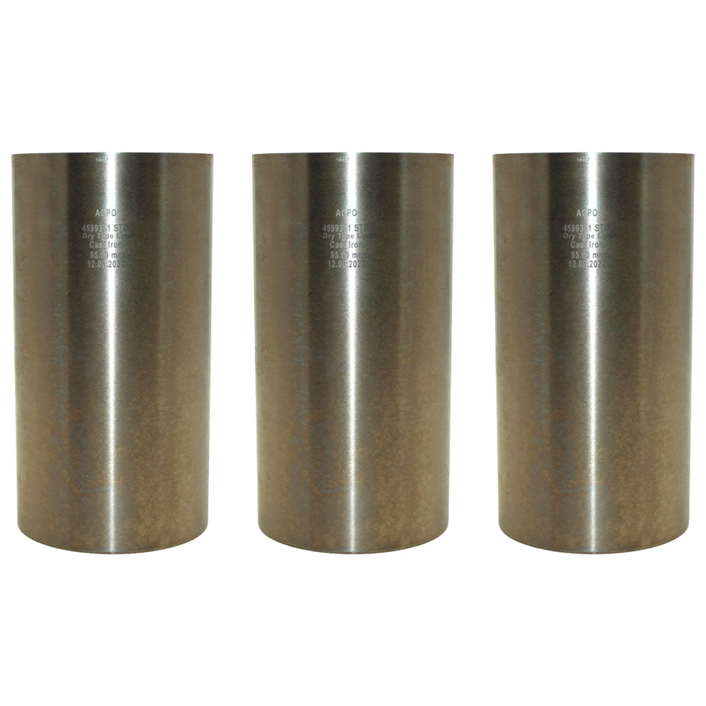 Qty 3: 95mm Liners Fits Allis Chalmers Replaces 72090502