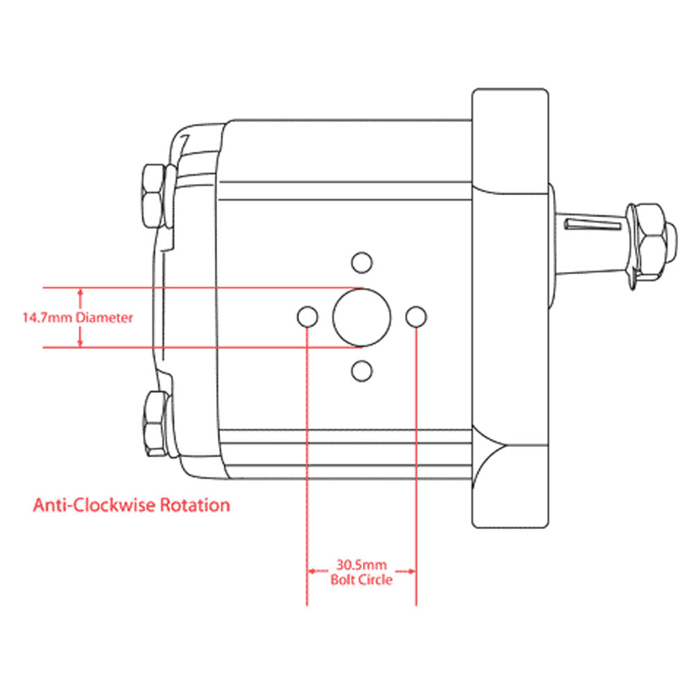 Hydraulic Pump Fits Case/International Harvester Replaces 1909915
