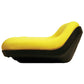 TY15861 Yellow Low Back Seat Fits John Deere 100 108 111 111H 112H 112L 116 116H