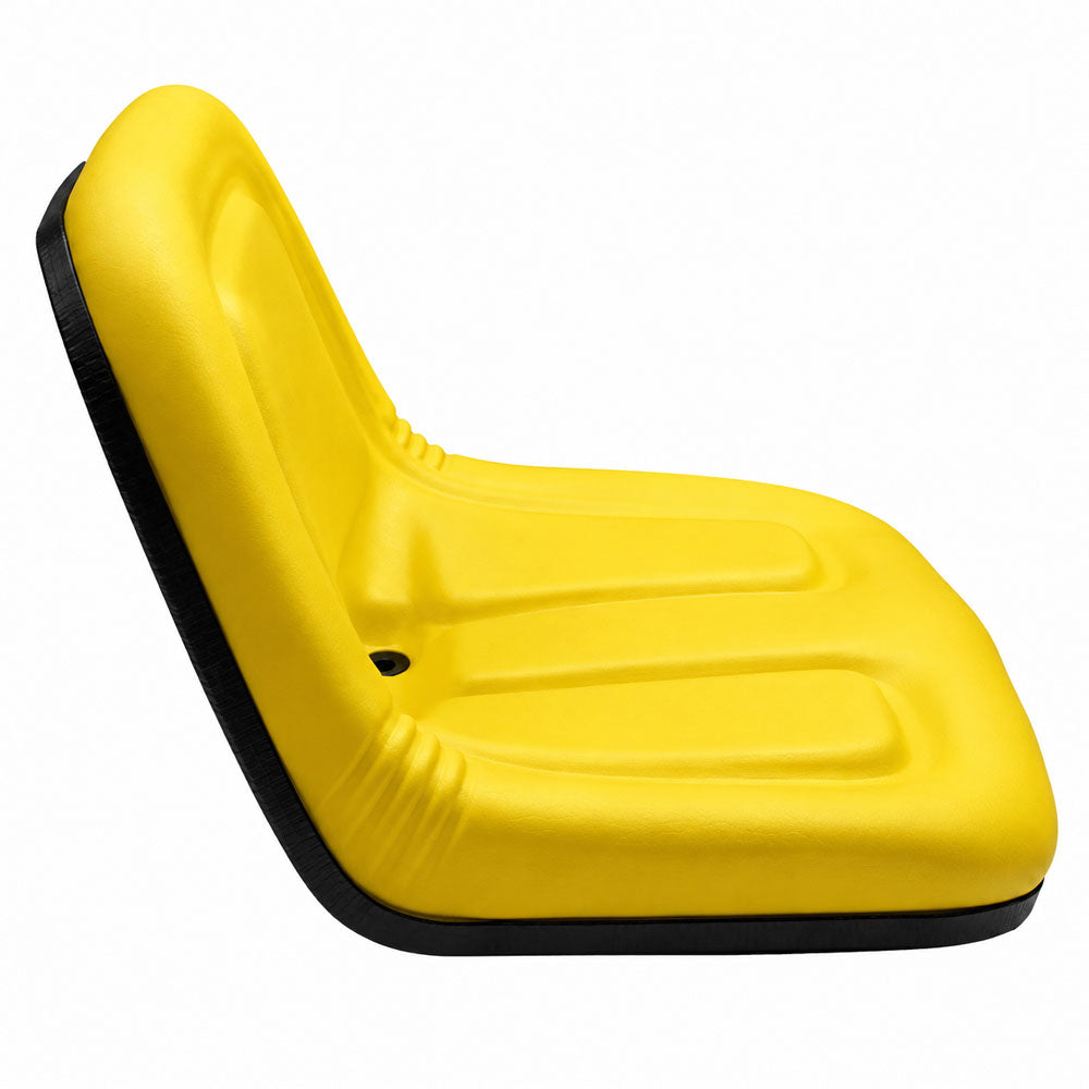 TY15863 Yellow High Back Seat with Drain Holes Fits John Deere 110 160 165 175