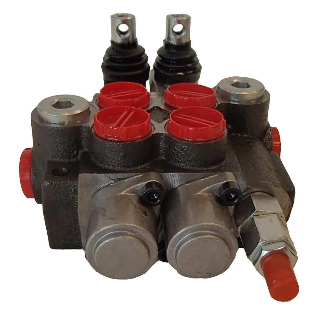 Hydraulic Monoblock Spool Valve SAE ORB Fittings Fits Kubota L & B Series 9GPM