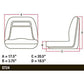 2 PK High Back Seats Fits John Deere Fits Gator XUV 620i 850D 550 550 S4 UTV