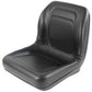 AM126149 18" Black Vinyl Seat Fits John Deere