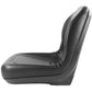 AM126149 18" Black Vinyl Seat Fits John Deere