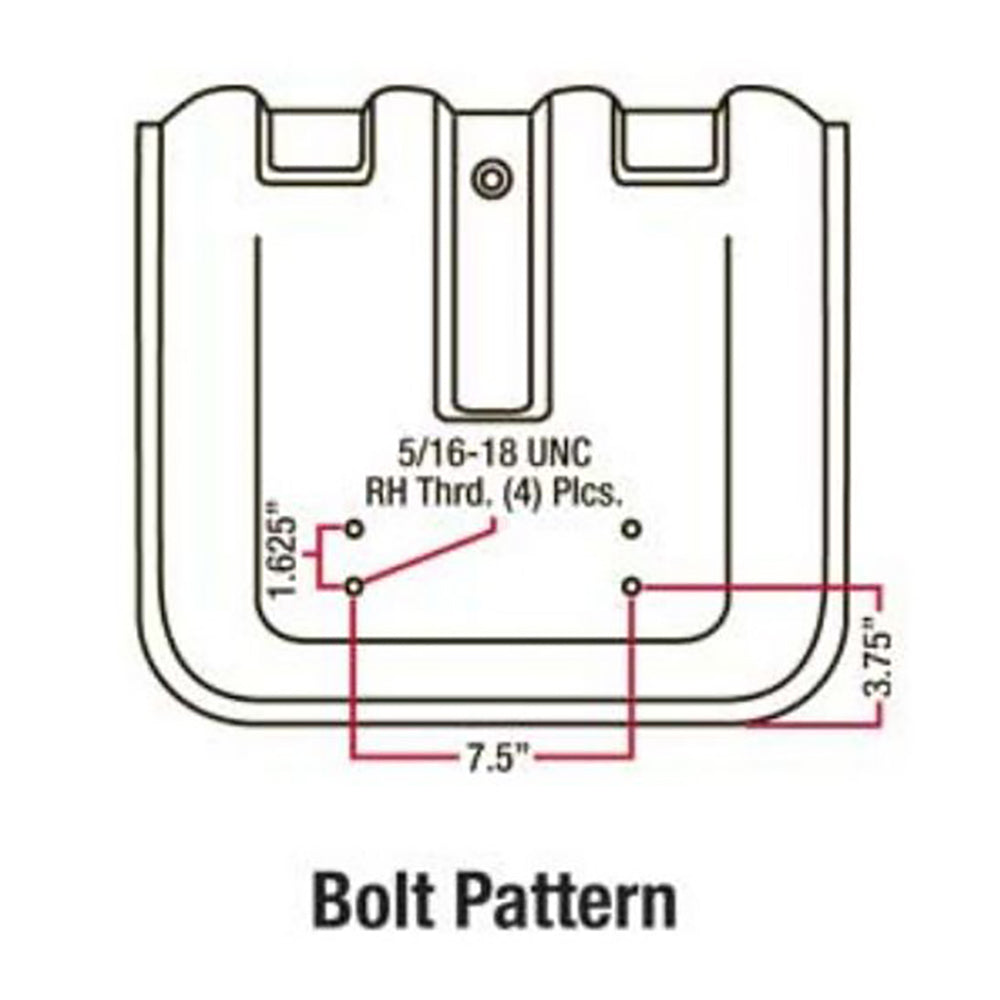 VLD1590 16" Narrow Flip Style Seat Fits Massey Ferguson 1020 1030 1035 1040 1100