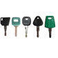 Set of 6 Fits Volvo Keys - Heavy Equipment Key Set w/ Laser - NEW!