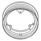 57095D 3" x 15" Front Wheel Rim Fits Case-IH 100 130 140 200 230 Super A