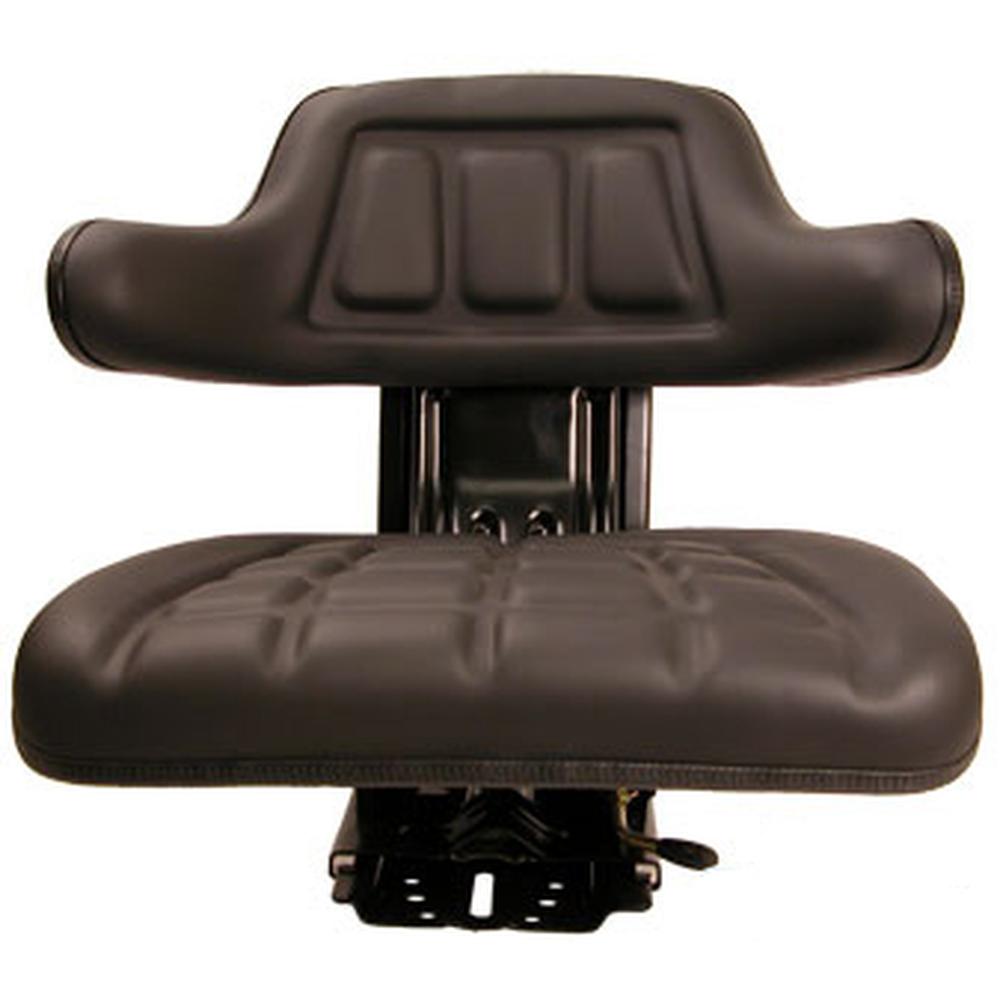 AW222BL Black Wrap Around Seat with Arms Fits Universal Products