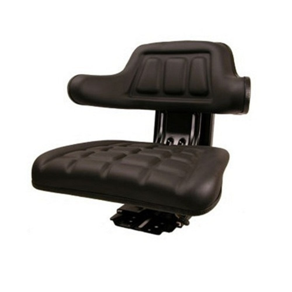 193451M1 Black Wrap Around Seat with Arms Fits Massey Ferguson
