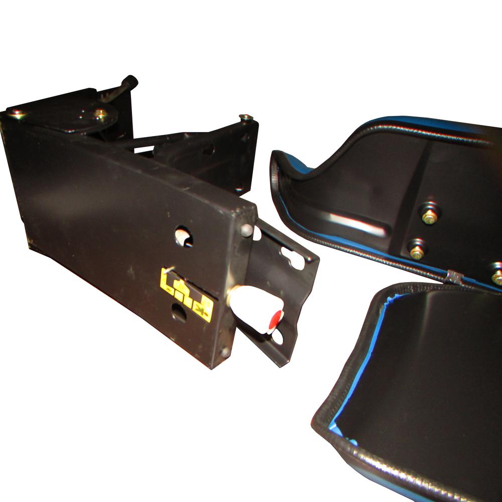 Blue Wrap Around Seat with Arms Fits 3300 3910 3930 6000 7610 Fits Ford 2000 Fit