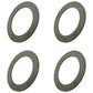 Qty. 4: Friction Disc/Clutch Linings Fits John Deere Replaces W39301