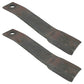 (2) W43048 Flat Offset Blades 21.750" x 4.000" Fits John Deere Rotary Cutters