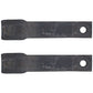 (2) W43048 Flat Offset Blades 21.750" x 4.000" Fits John Deere Rotary Cutters