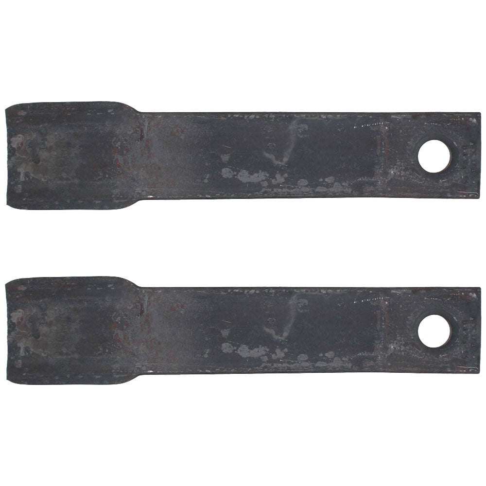 (2) W43048 Flat Offset Blades 21.750" x 4.000" Fits John Deere Rotary Cutters