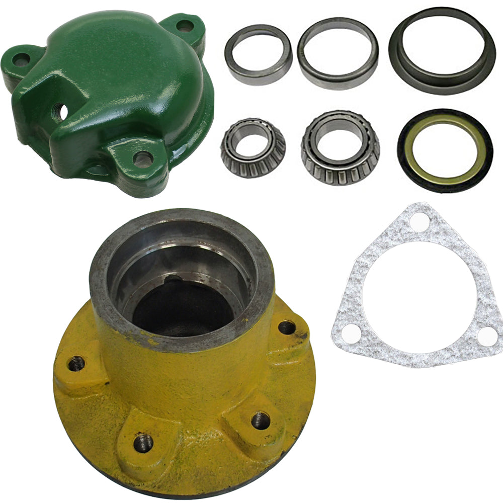 A1555R Complete Wheel Bearing Hub Cap Gasket Kit Fits John Deere 1520 2510 2520