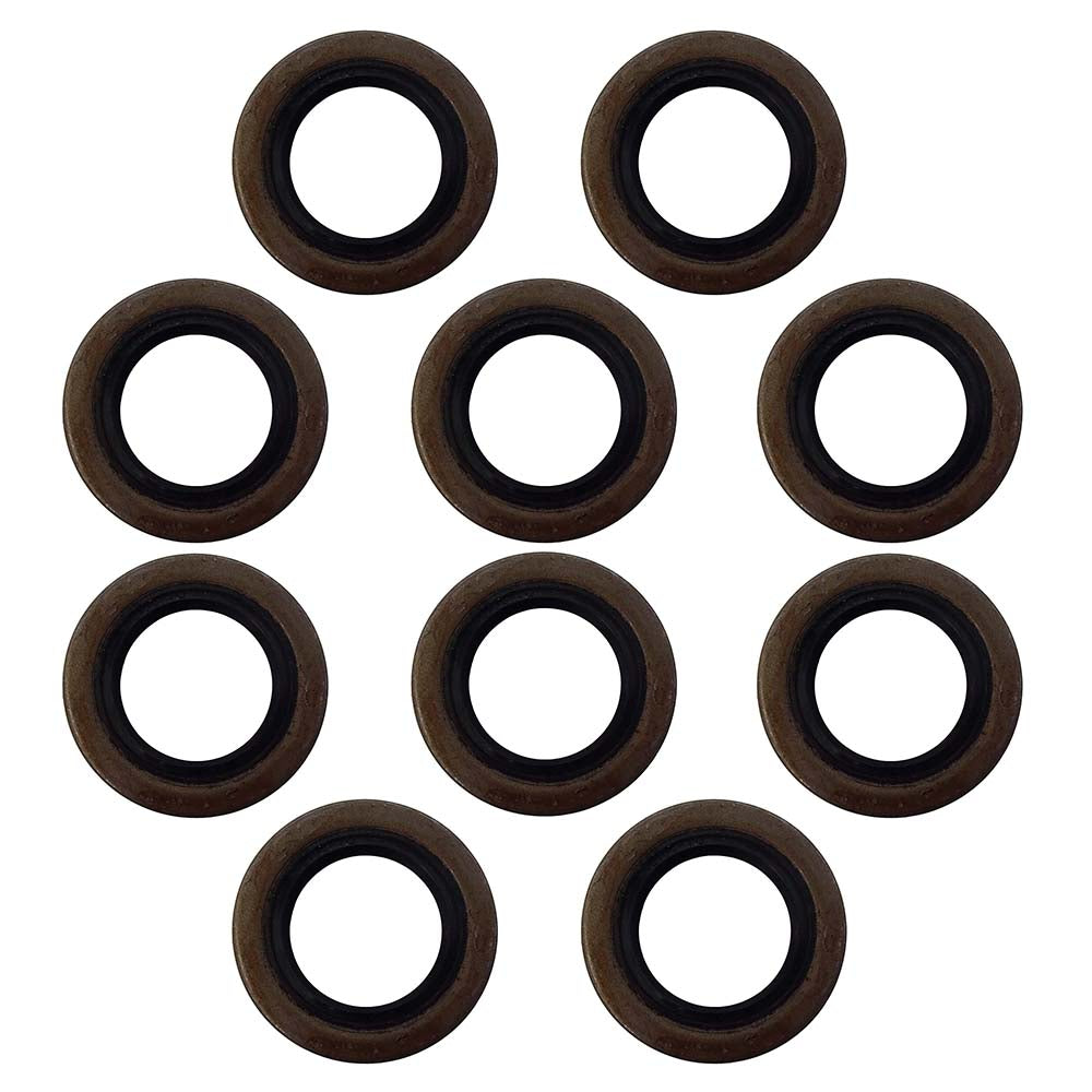 832195M1 Set of 10 Double-Lip Grease Seals 1.249" x 1.983" 2000lb Trailer Axels