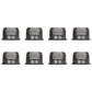 Set of 8 Front Wheel Bushings for Riding Mowers 1-3/8" OD 3/4" ID 1" Tall