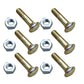 703929R1 Qty 6: Rim Bolt with Nut Fits International 100 130 140 2300A 240 2400A