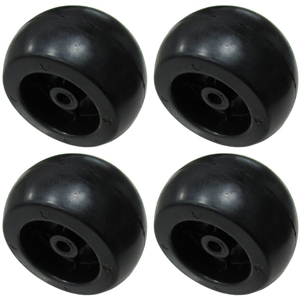 Set of 4 Heavy-Duty Deck Wheel Fits Craftsman 133957 Fits Husqvarna 532133957