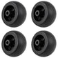 Set of 4 Heavy-Duty Deck Wheel Fits Craftsman 133957 Fits Husqvarna 532133957