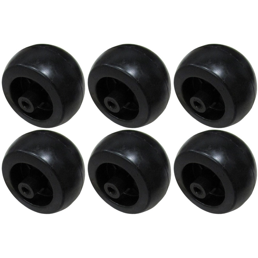 Qty 6: Deck Wheels Fits Wright Replaces 72490001