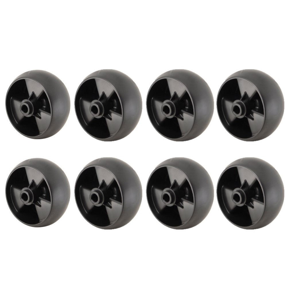 Qty 8: Deck Wheels Fits Yard Man Replaces Hub Length 2-1/2" Tread Smooth