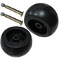 2 Heavy Duty Riding Lawn Mower Deck Wheels & Bolts Fits Craftsman 133957 193406