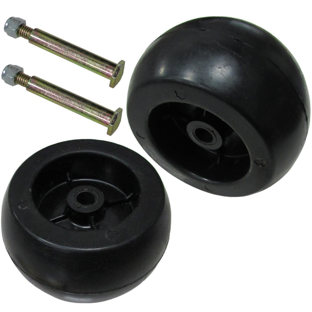 2 H/D Deck Wheels & Shoulder Bolts for AYP MTD Fits JD Lawn & Garden Equipment 1