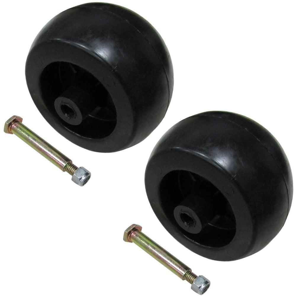 2 H/D Deck Wheels & Shoulder Bolts for AYP MTD Fits JD Lawn & Garden Equipment 1