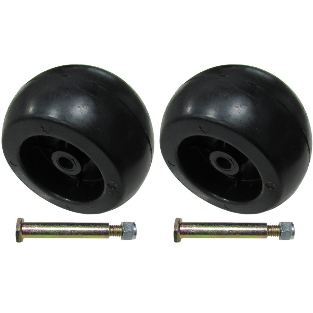 2 H/D Deck Wheels & Shoulder Bolts for AYP MTD Fits JD Lawn & Garden Equipment 1