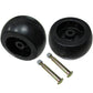 2 Heavy Duty Riding Lawn Mower Deck Wheels & Bolts Fits Craftsman 133957 193406
