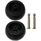 2 Pack Mower Deck Wheels & Bolts Fits Cub Cadet RZT50 RZT54 753-04856A 174873