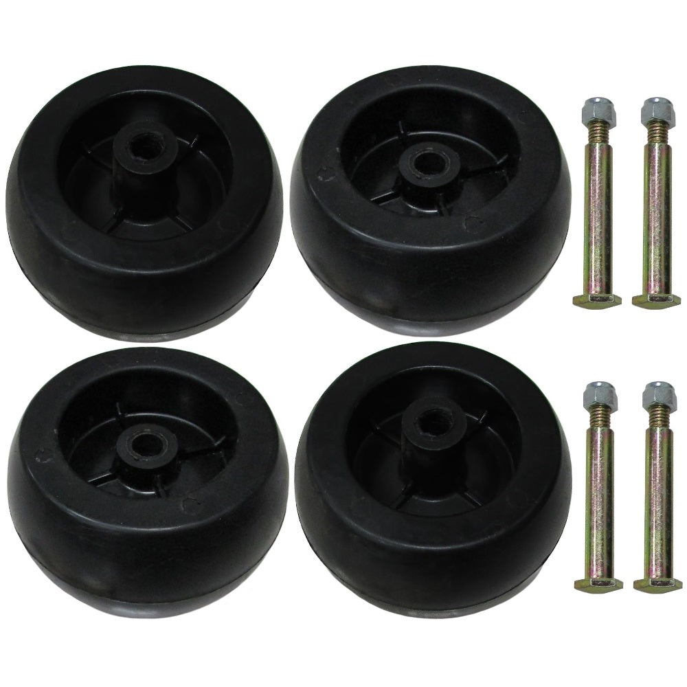 4 Deck Wheels Fits Cub Cadet 734-04155 Deck Wheel 1/2 Offset Hub